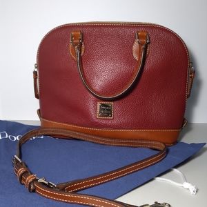 Zip Zip Pebble Grain Satchel